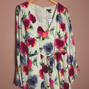 Forever 21 floral romper